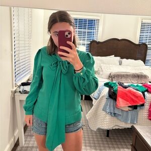 Elegant Green Women's Top